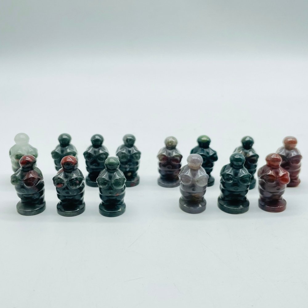 Africa Blood & Ocean Jasper Goddess Carving Wholesale -Wholesale Crystals