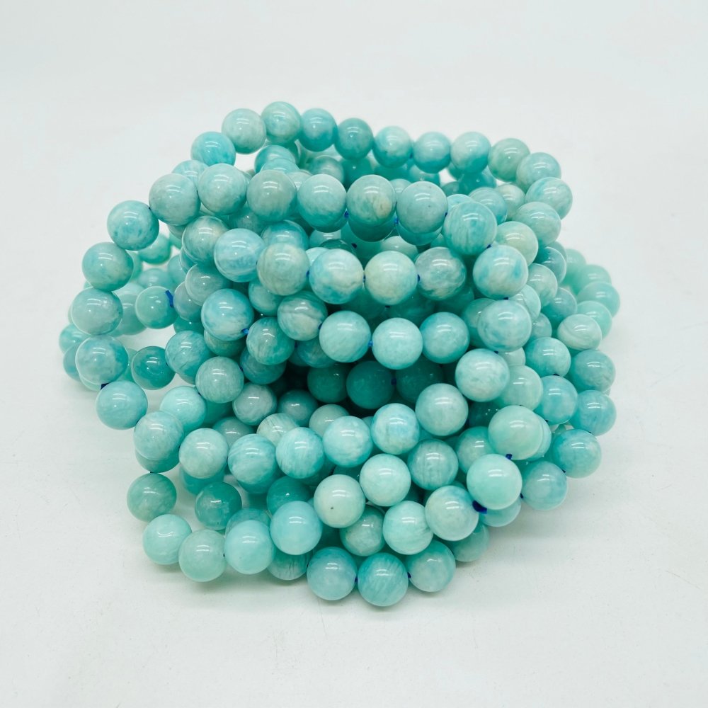 Amazonite Bracelet 0.3in(8mm) Wholesale -Wholesale Crystals