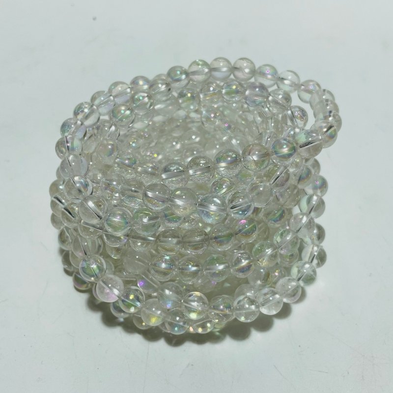 Aura Clear Quartz Bracelet Wholesale -Wholesale Crystals
