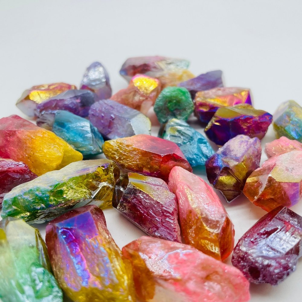 Aura Heat Treatment Raw Citrine Mixed Color Wholesale -Wholesale Crystals