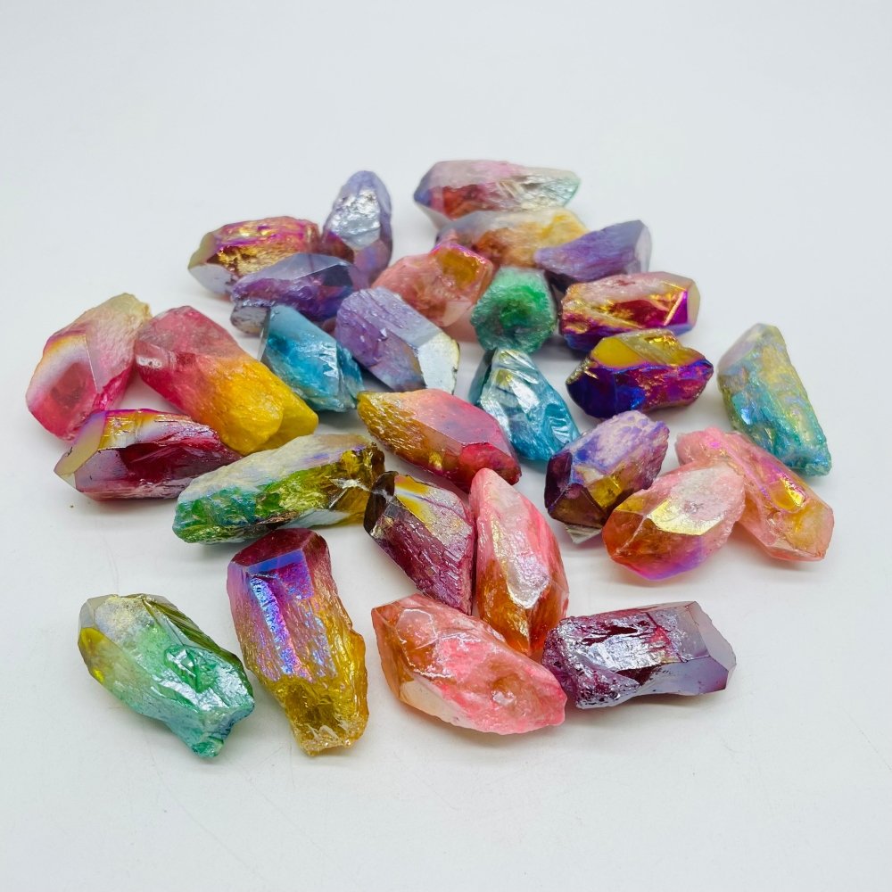 Aura Heat Treatment Raw Citrine Mixed Color Wholesale -Wholesale Crystals