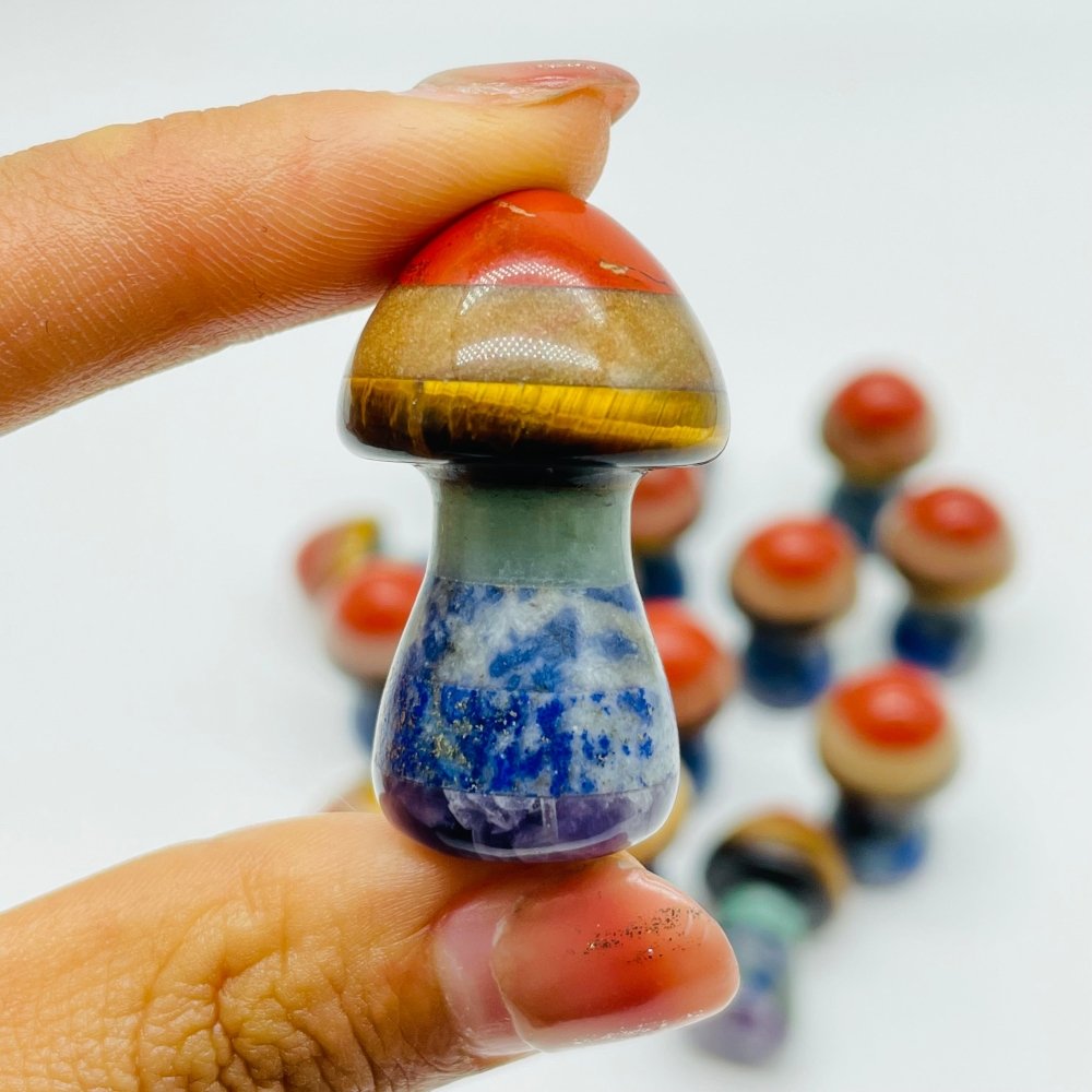 Beautiful 7 Chakra Mushroom Wholesale -Wholesale Crystals
