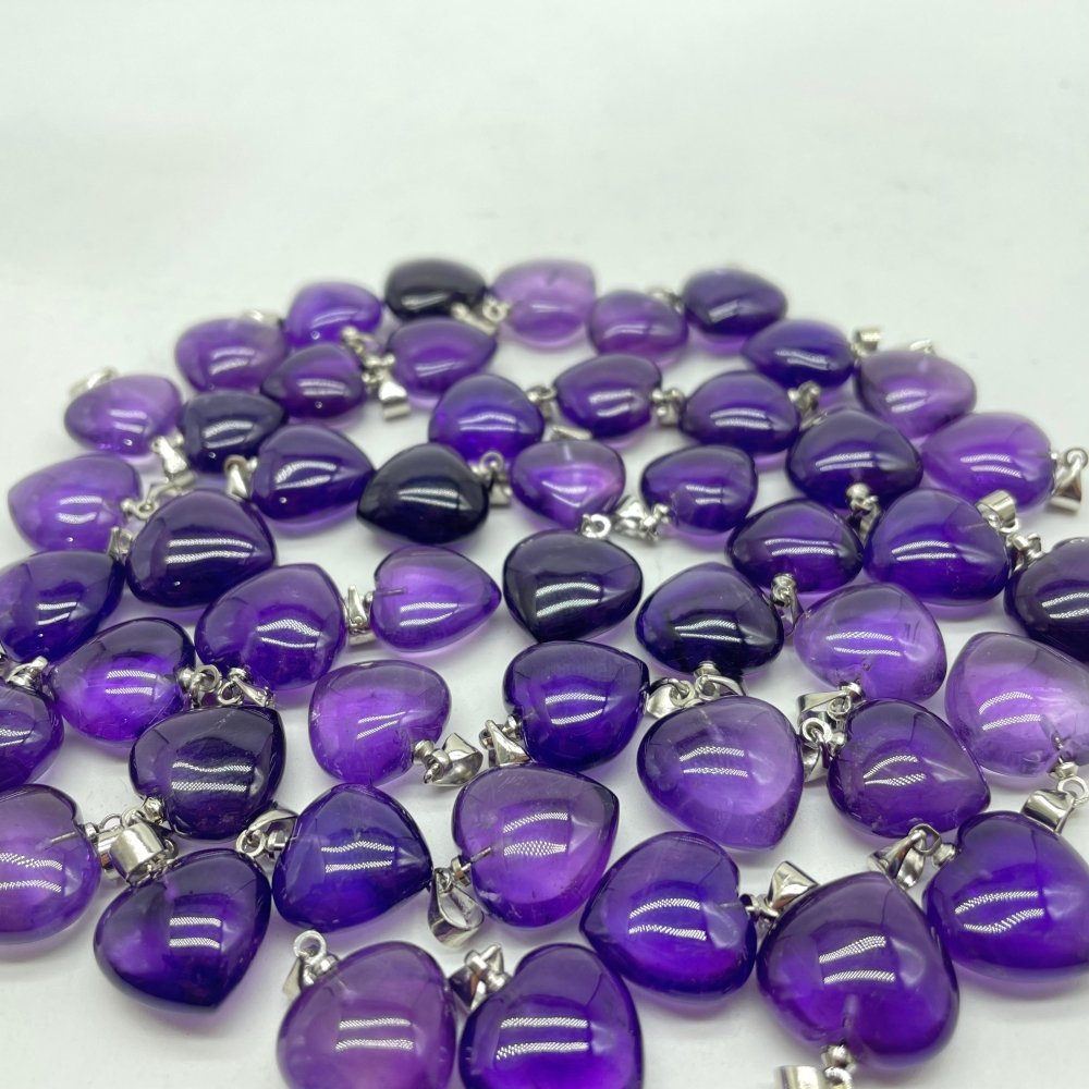 Beautiful Amethyst Heart Pendant Wholesale -Wholesale Crystals