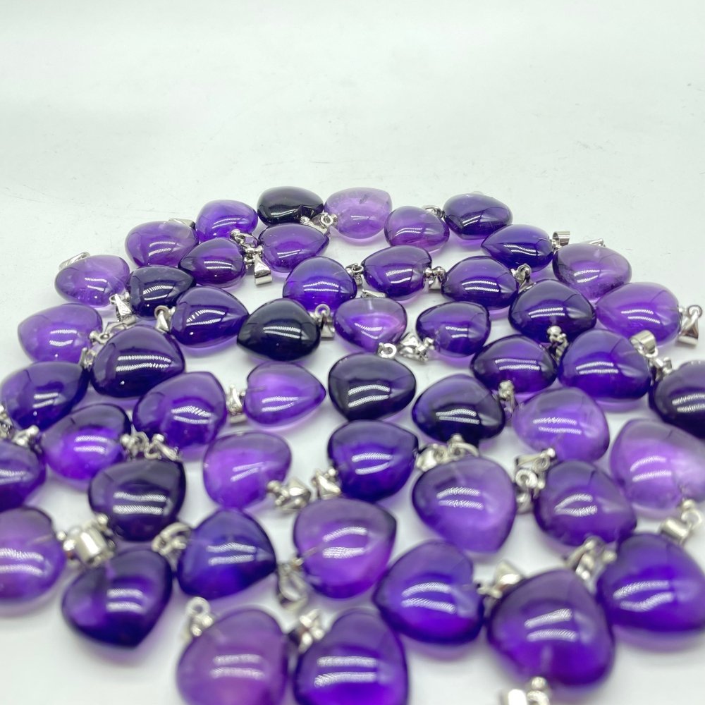Beautiful Amethyst Heart Pendant Wholesale -Wholesale Crystals