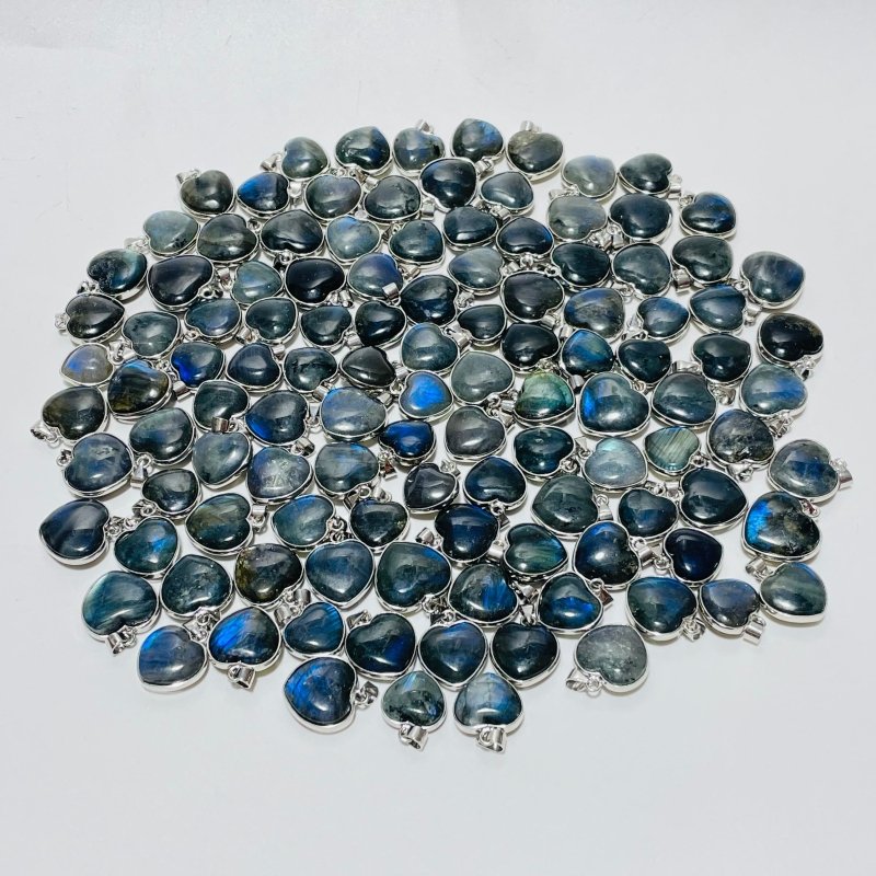 Blue Labradorite Heart Pendant Wholesale -Wholesale Crystals