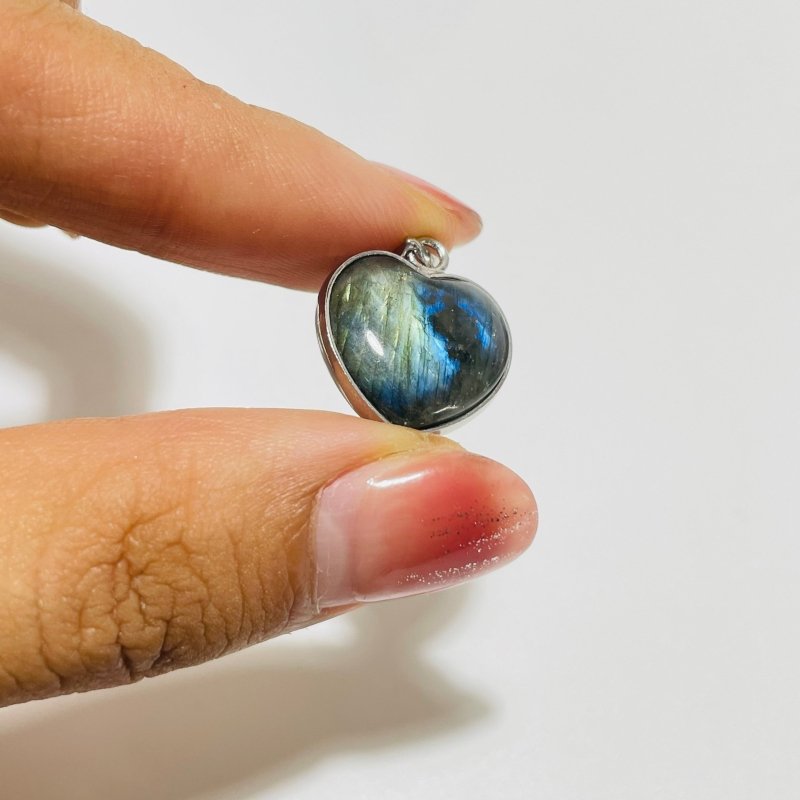 Blue Labradorite Heart Pendant Wholesale -Wholesale Crystals