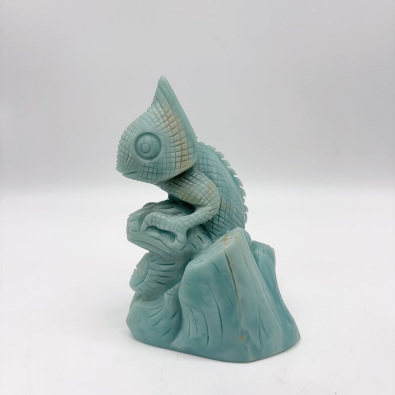 Caribbean Calcite Lizard Crystal Carving -Wholesale Crystals