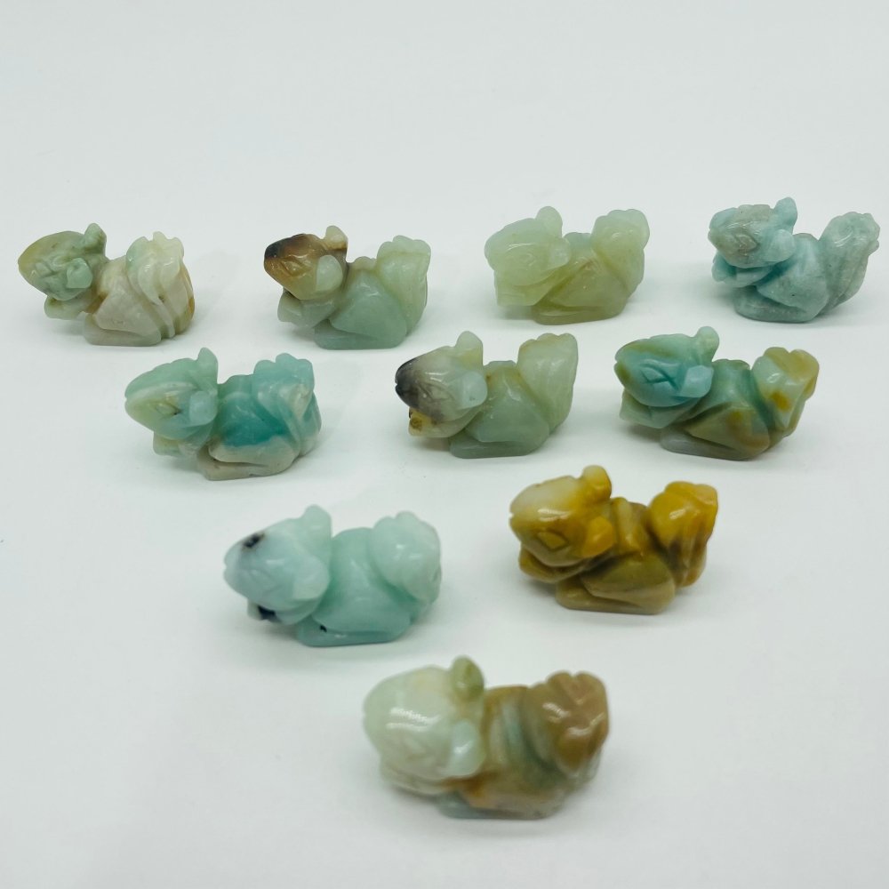 Caribbean Calcite Squirrel Carving Animal Wholesale -Wholesale Crystals