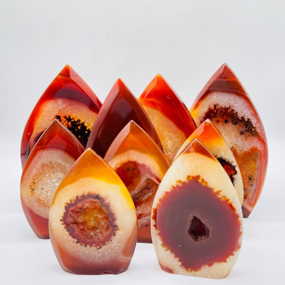 Carnelian Geode Druzy Arrow Head Shape Home Decoration Wholesale -Wholesale Crystals