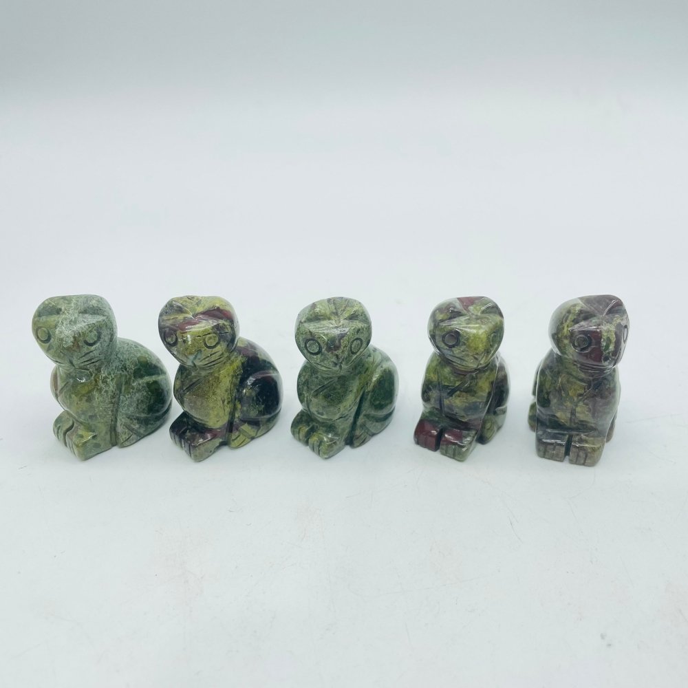 Dragon Blood Stone Cat Carving Wholesale -Wholesale Crystals