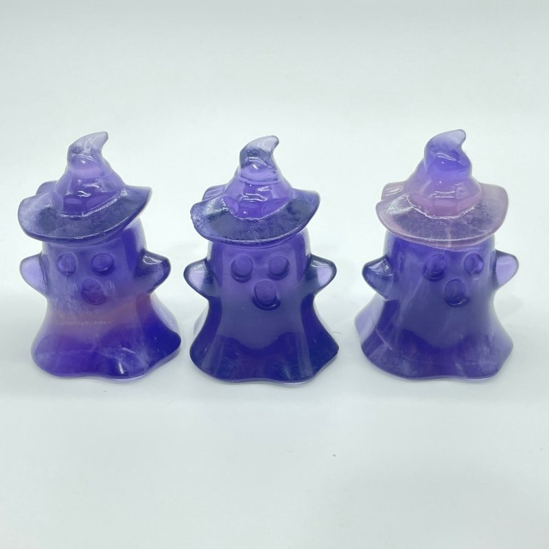 Fluorite Ghost Carving Halloween Crystals Wholesale -Wholesale Crystals