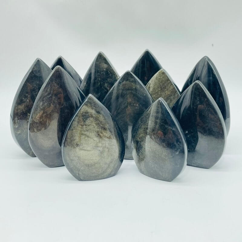 Gold Sheen Obsidian Arrow Head Shape Crystal Stone Wholesale -Wholesale Crystals