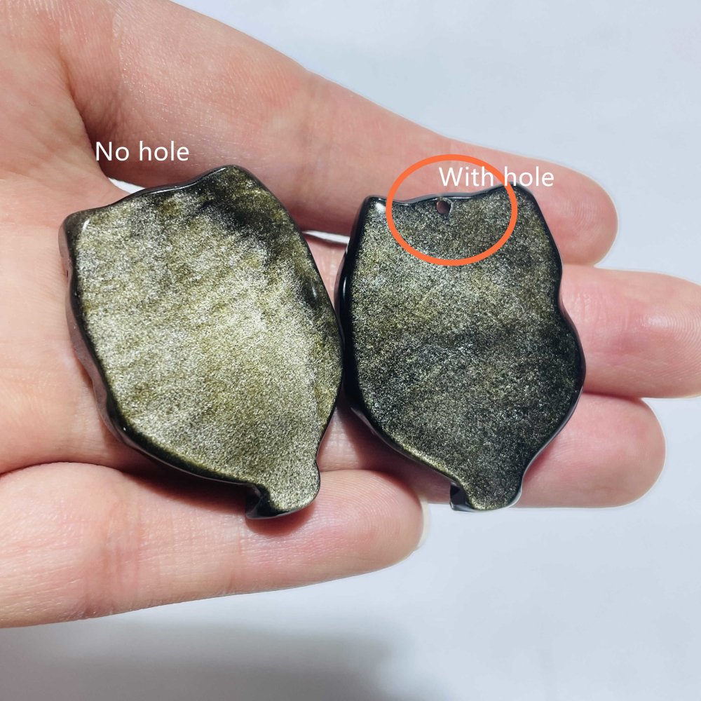 Gold Sheen Obsidian Owl Carving Wholesale -Wholesale Crystals