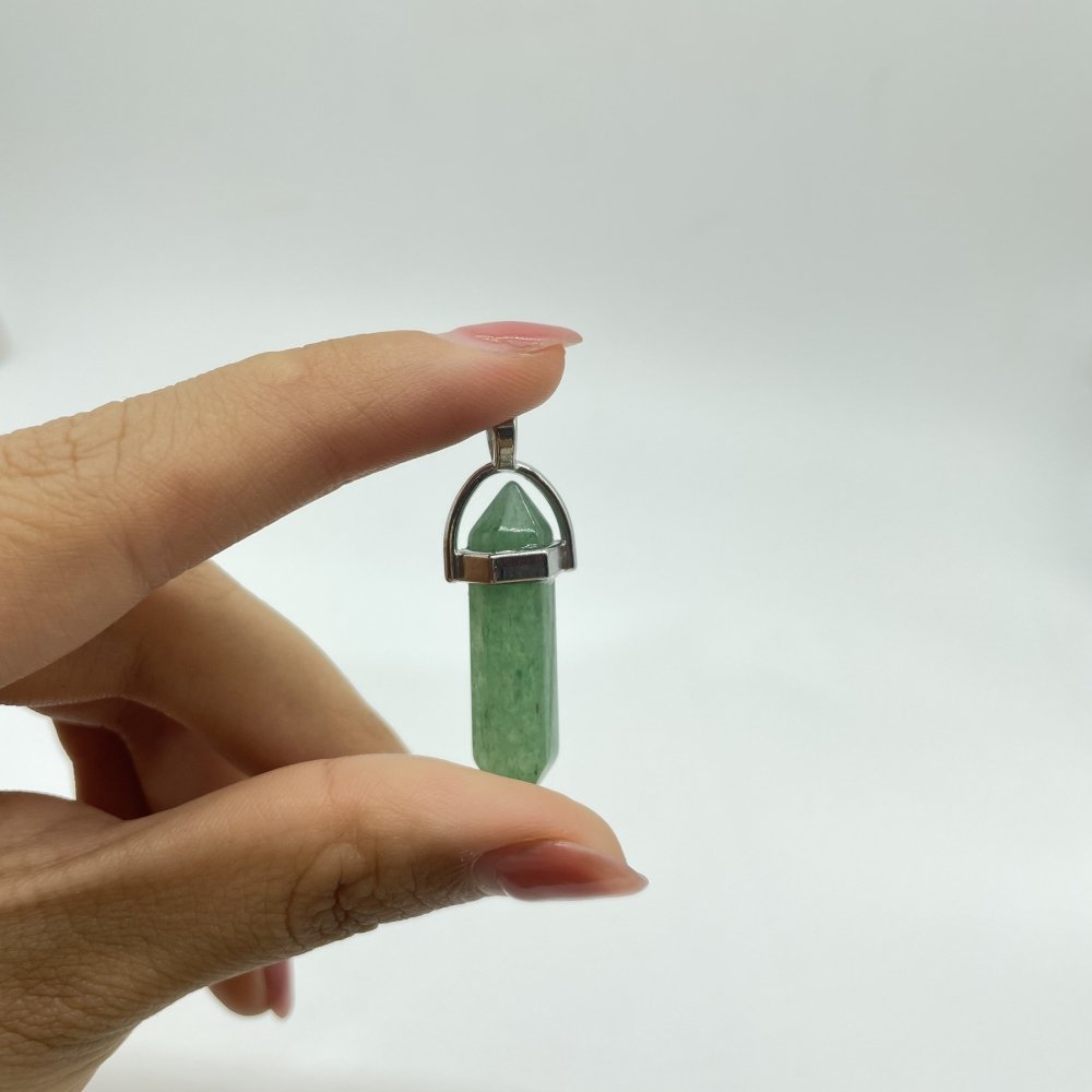 Green Aventurine Double Point Pendant Wholesale -Wholesale Crystals