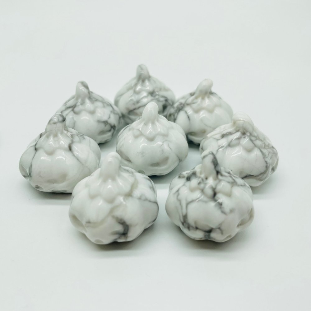 Green Aventurine & Howlite Halloween Pumpkin Carving Wholesale -Wholesale Crystals