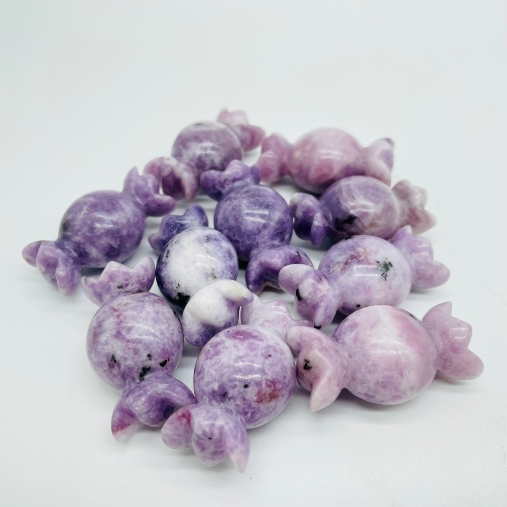 Green Aventurine Lepidolite Candy Carving Wholesale -Wholesale Crystals