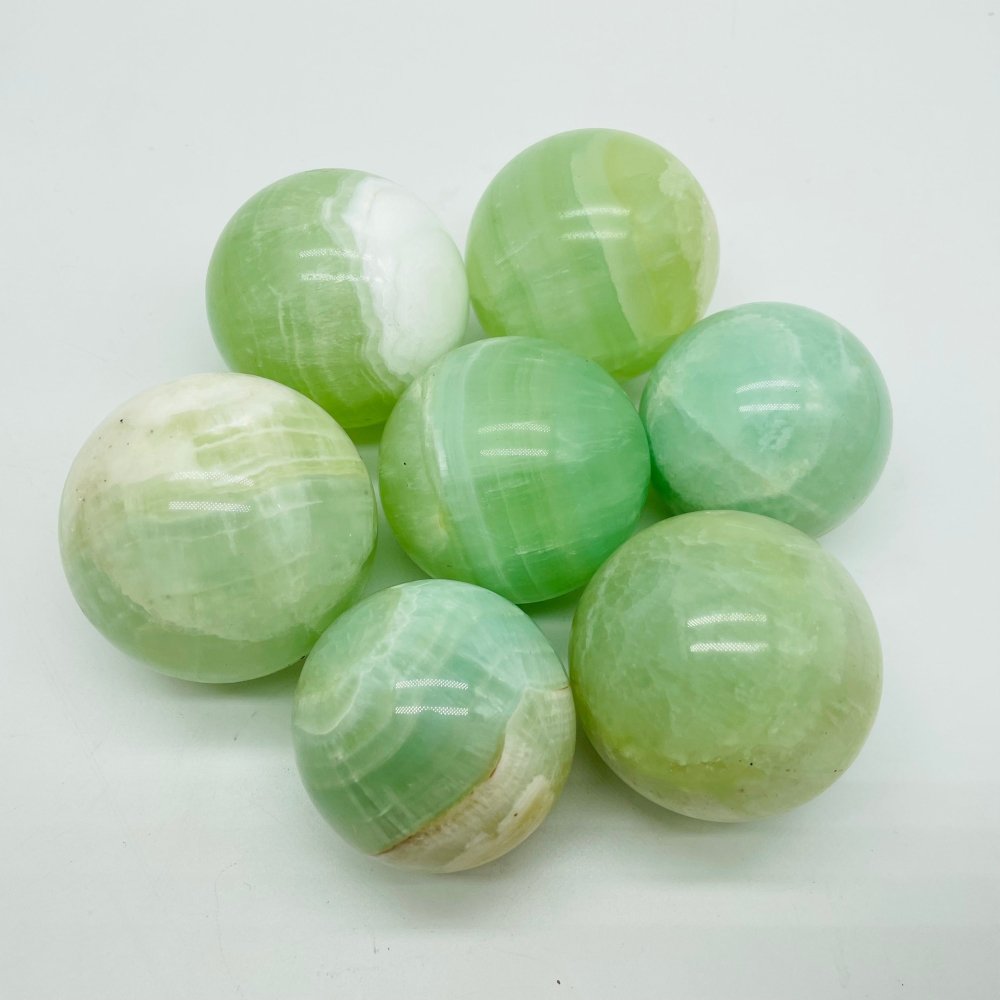 Green Calcite Spheres Ball Crystal Wholesale -Wholesale Crystals