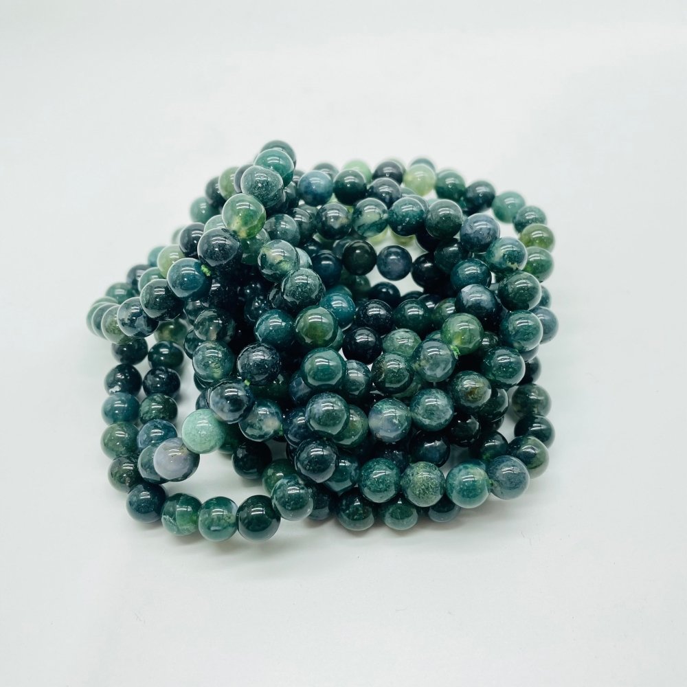 Green Moss Agate Bracelet Wholesale -Wholesale Crystals