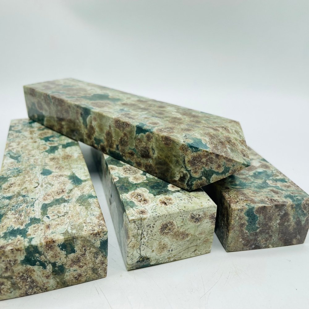 Green Sakura Four-Sided Large Tower Point Wholesale -Wholesale Crystals