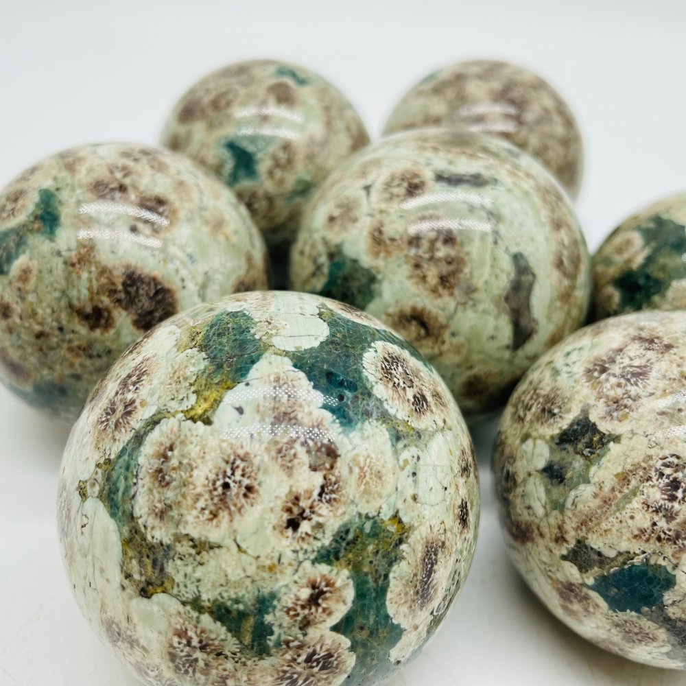 Green Sakura Sphere Ball Wholesale -Wholesale Crystals