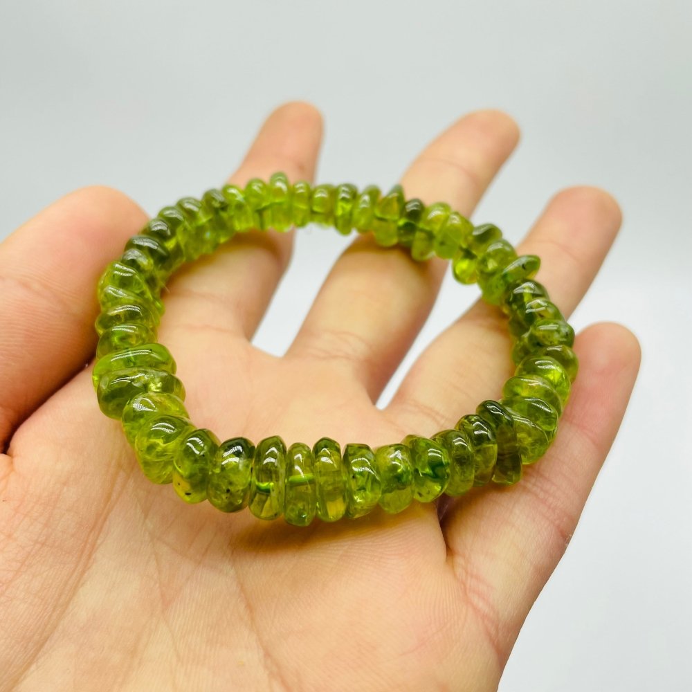 High Grade Peridot Bracelet (HGUB13) -Wholesale Crystals