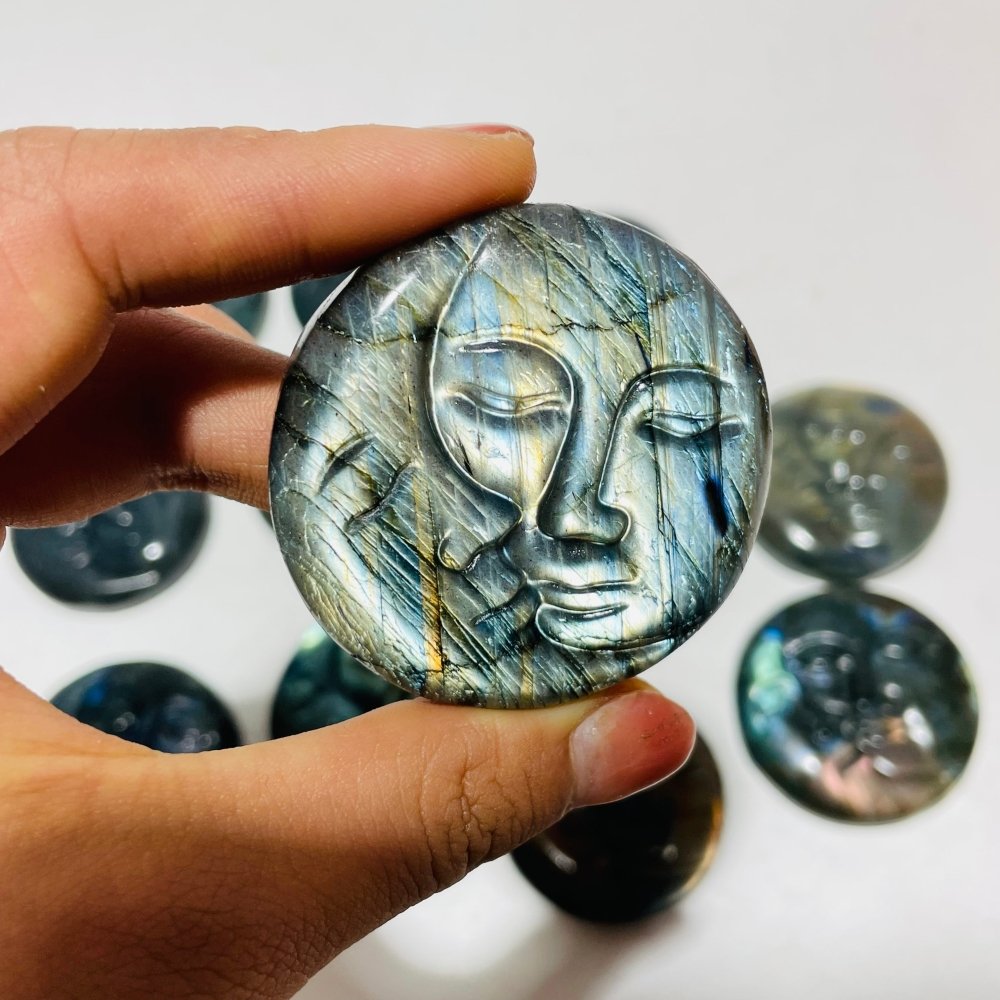 High Quality Labradorite Sun Moon Face Wholesale -Wholesale Crystals