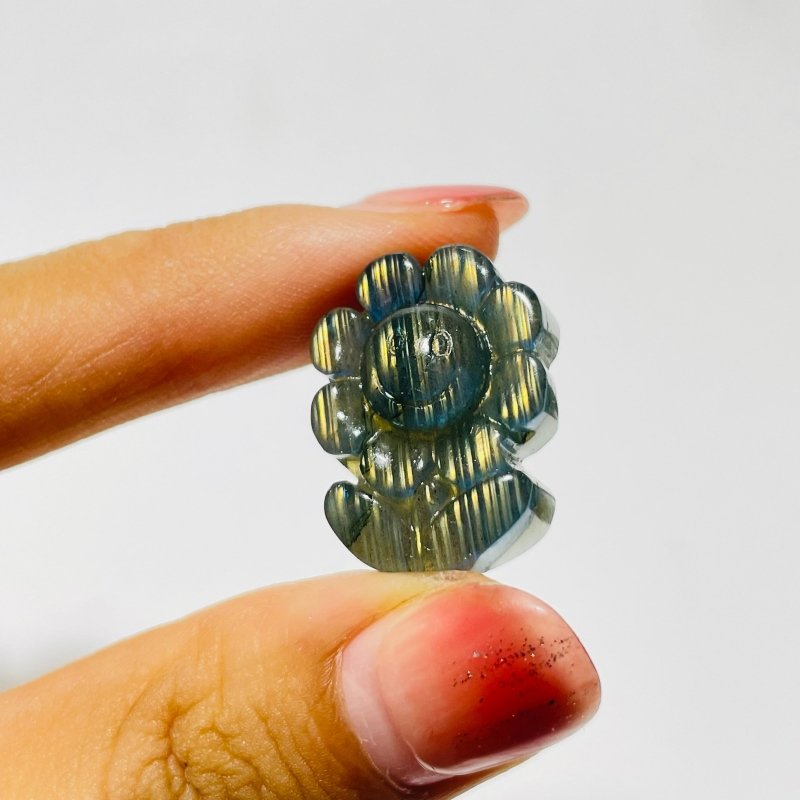 Labradorite Lepidolite Sunflower Crystal Carving Wholesale -Wholesale Crystals