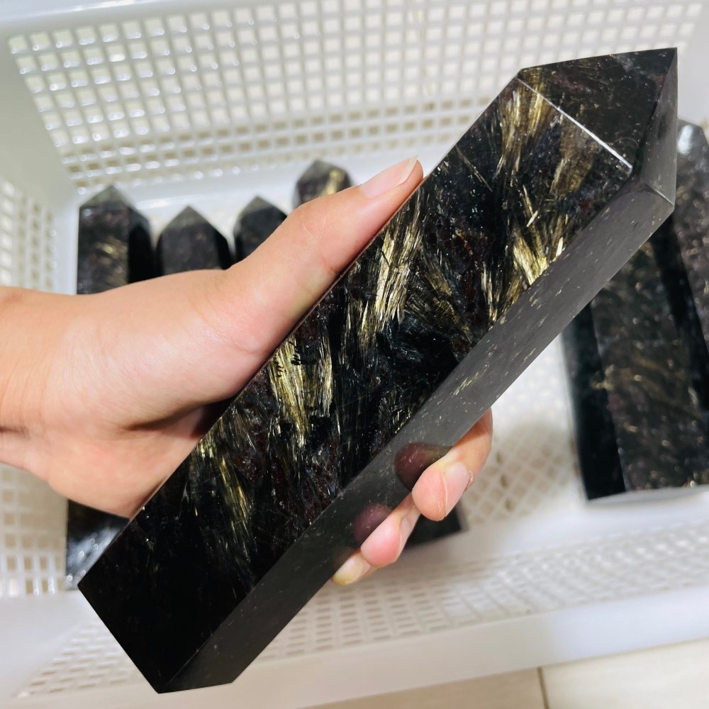 Large Gold Astrophyllite Tower Point Wholesale -Wholesale Crystals