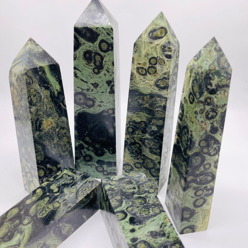 Large Kambaba Jasper Four-Sided Tower Point Wholesale -Wholesale Crystals