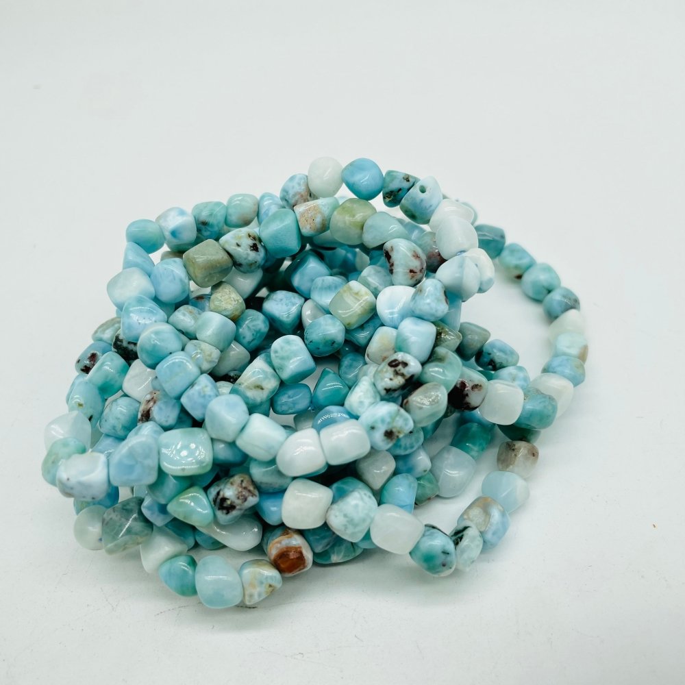 Larimar Free Form Bracelets Wholesale Dominican Republic -Wholesale Crystals