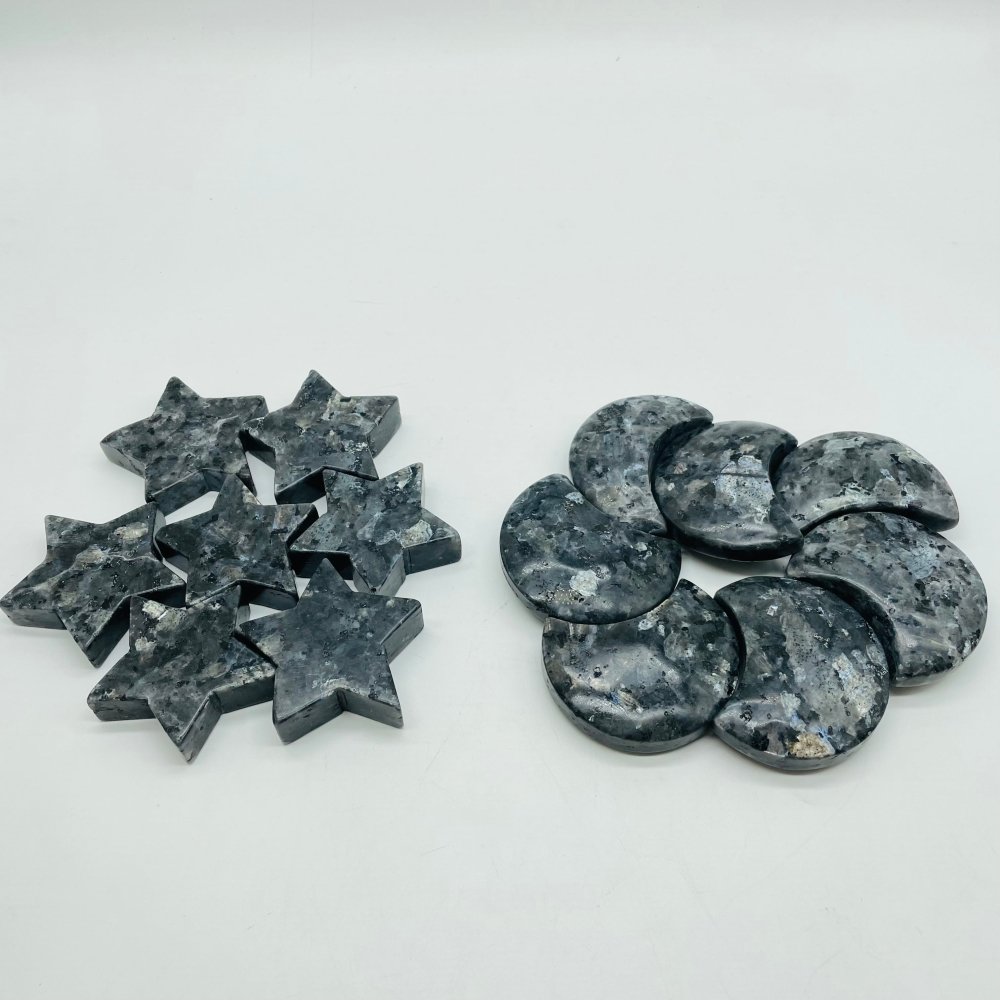 Larvikite Star & Moon Wholesale -Wholesale Crystals
