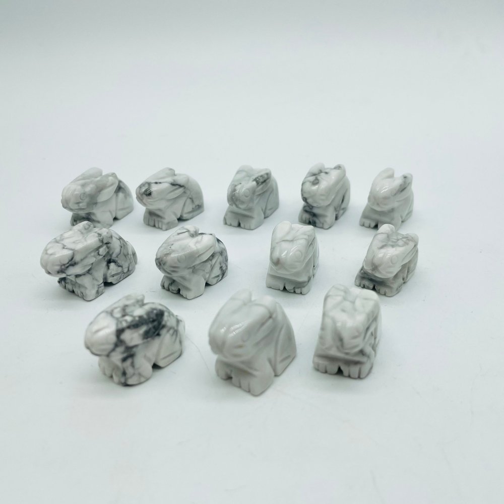 Mini Howlite Rabbit Carving Wholesale -Wholesale Crystals