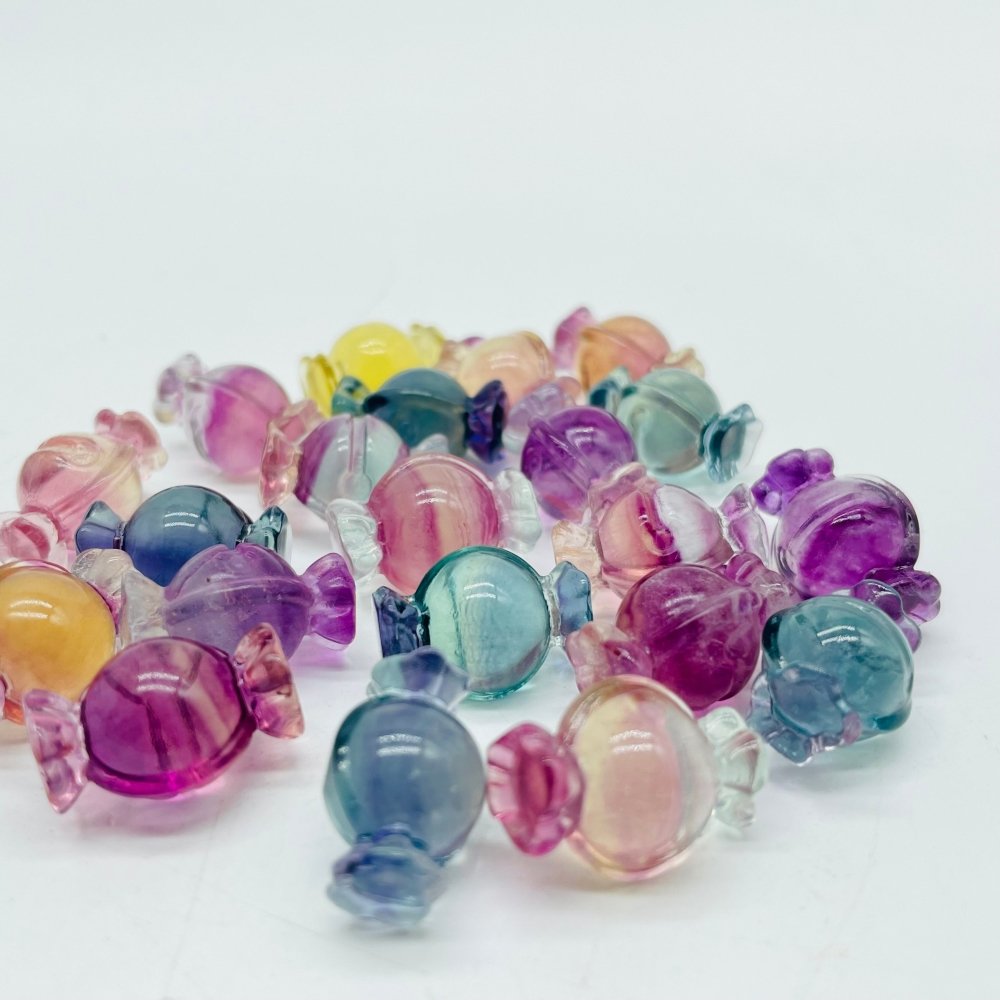 Mini Rainbow Fluorite Candy Carving Wholesale -Wholesale Crystals