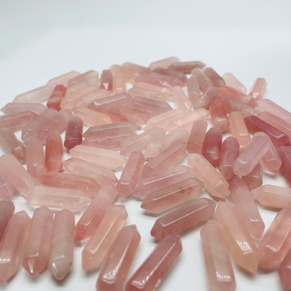 Mini Rose Quartz Double Point Wholesale -Wholesale Crystals