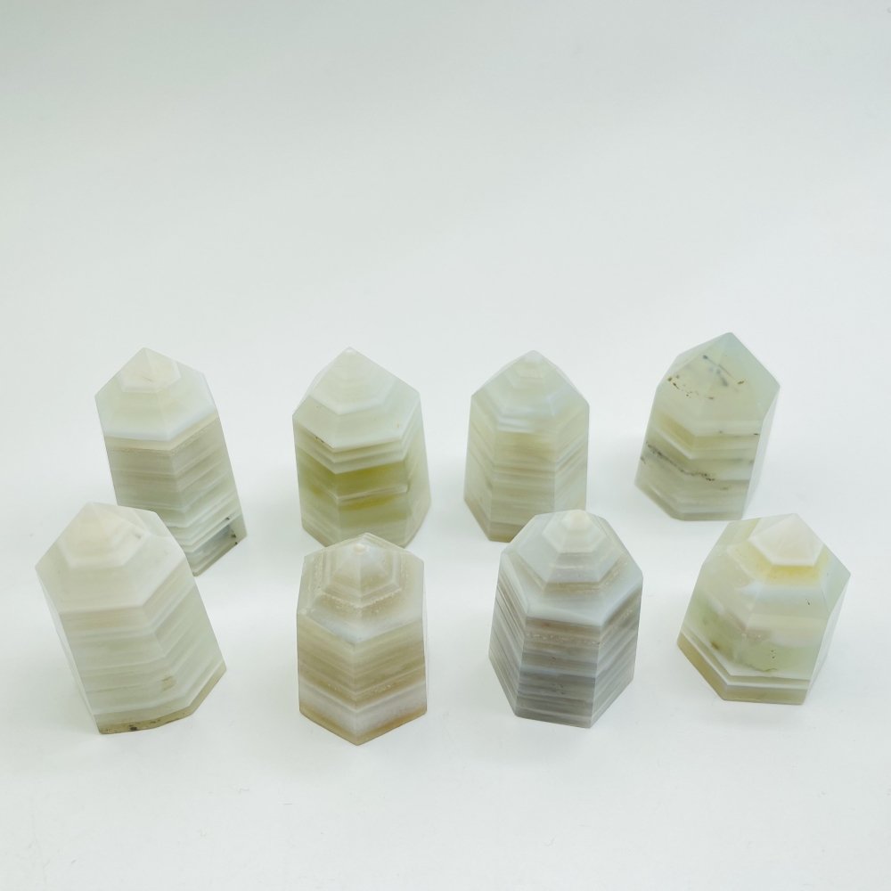 Mini Stripe Agate Tower Point Wholesale -Wholesale Crystals