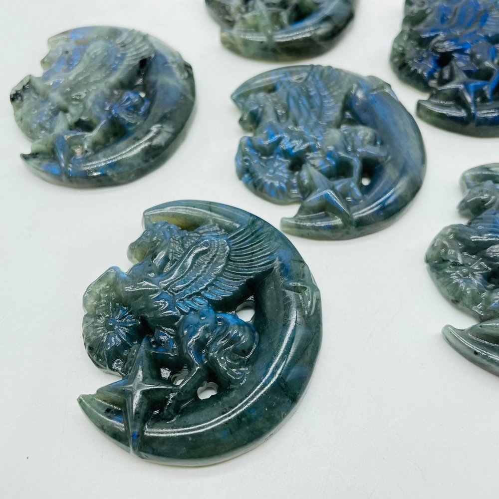Moon Unicorn Labradorite Stone Carving Wholesale -Wholesale Crystals