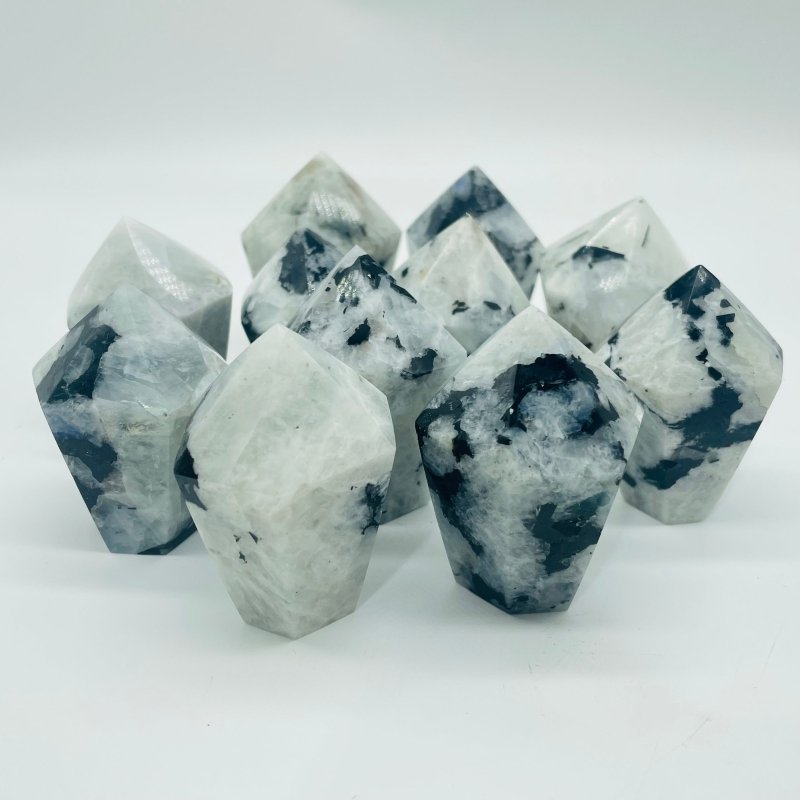 Moonstone(from India) CupCake Shape Tower Points Wholesale -Wholesale Crystals