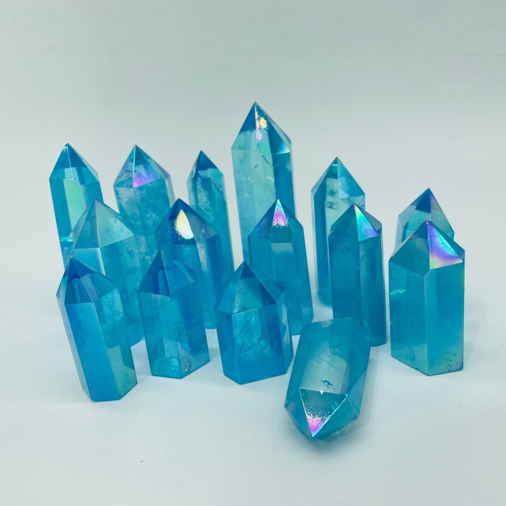 Natural Blue Aura Crystals Points -Wholesale Crystals