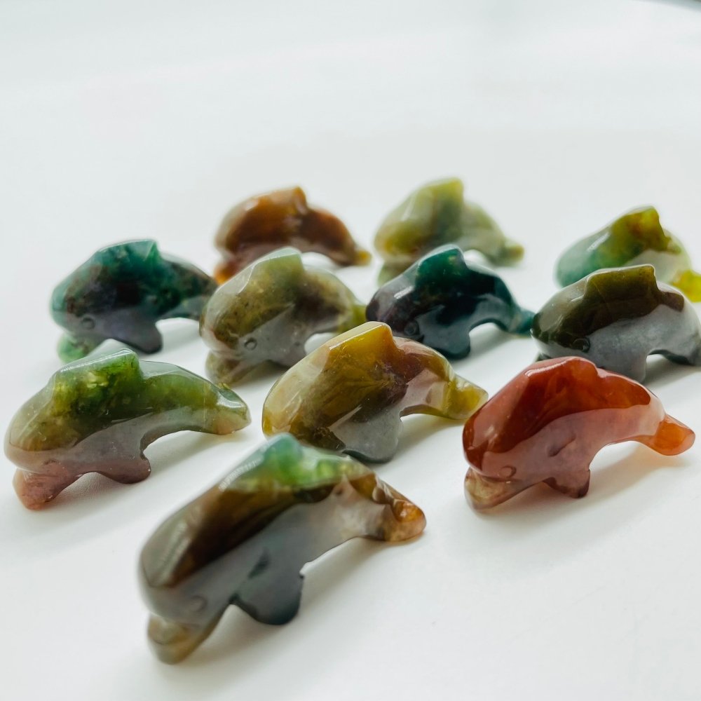 Ocean Jasper Dolphin Carving Wholesale -Wholesale Crystals