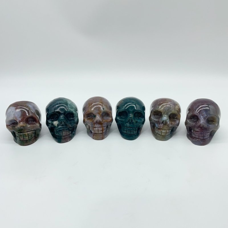 Ocean Jasper Skull Carving Wholesale -Wholesale Crystals