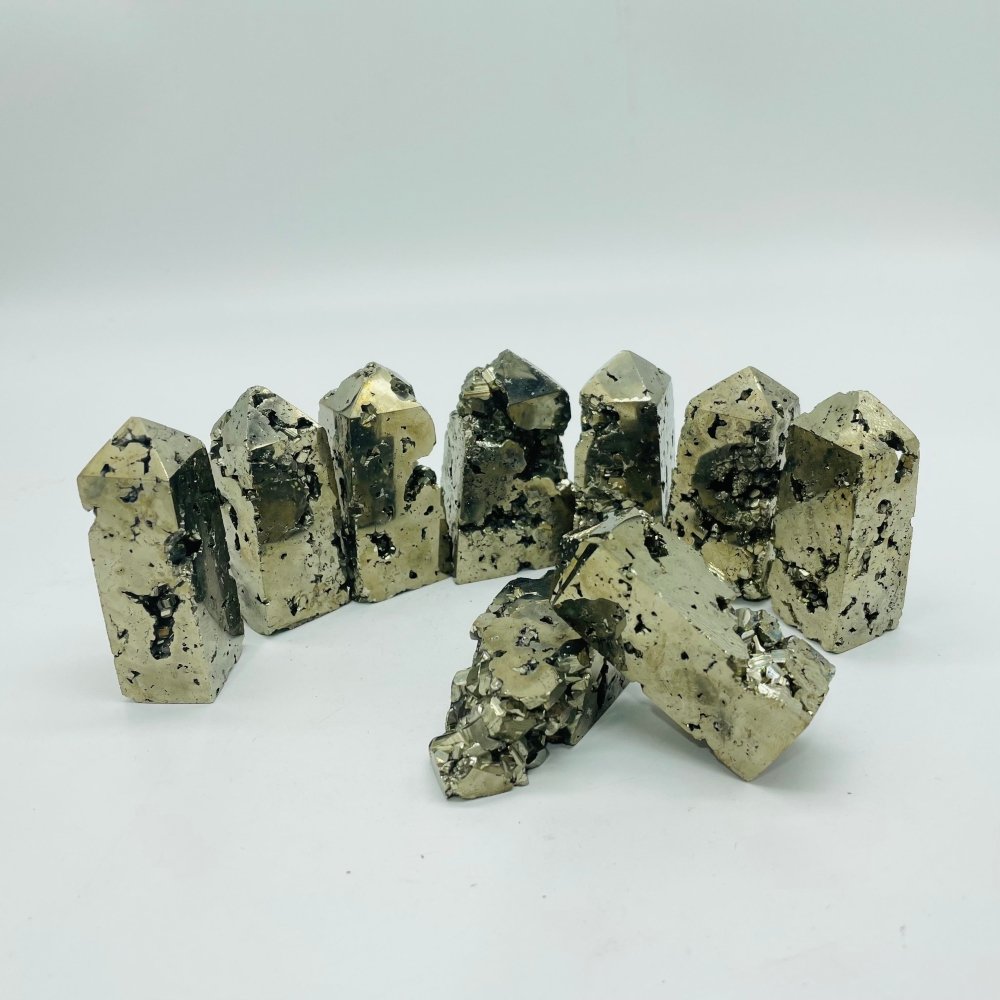 Polished Gold Pyrite Specimen Tower Wholesale -Wholesale Crystals
