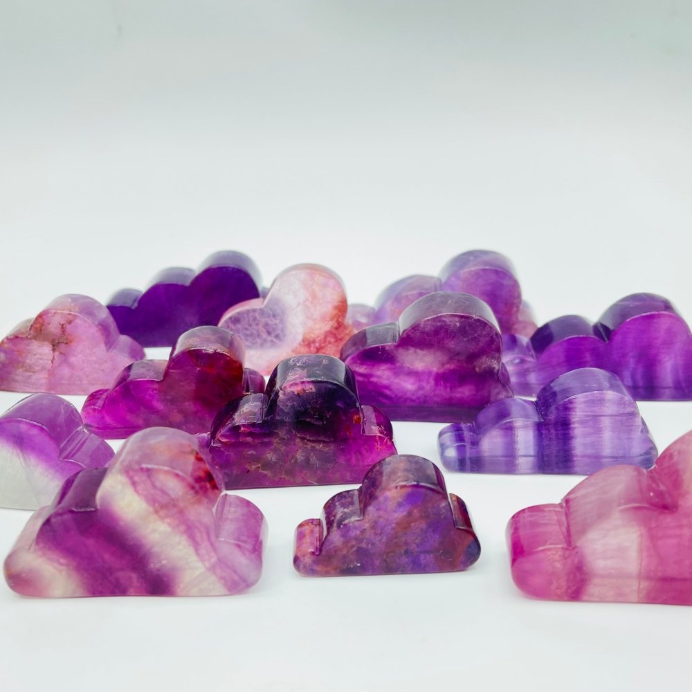 Purple Fluorite Cloud Carving Wholesale -Wholesale Crystals