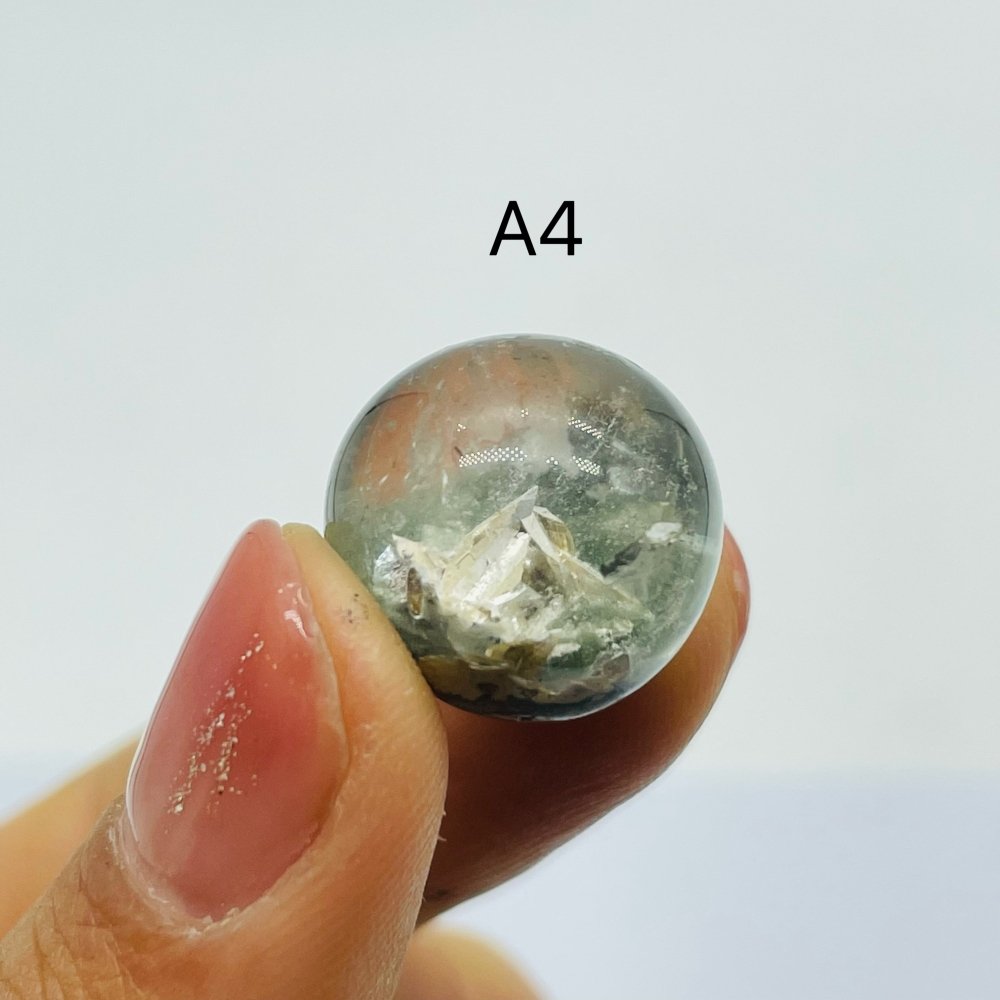 Rare Hexagonal Quartz In Garden Quartz Spheres -Wholesale Crystals