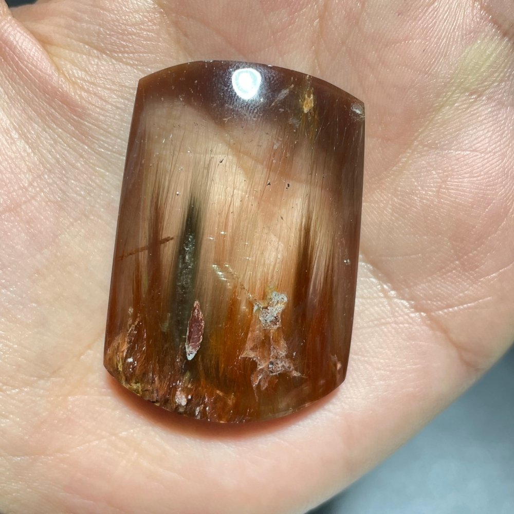 Red&Green&Silver Rutile Quartz Crystal -Wholesale Crystals