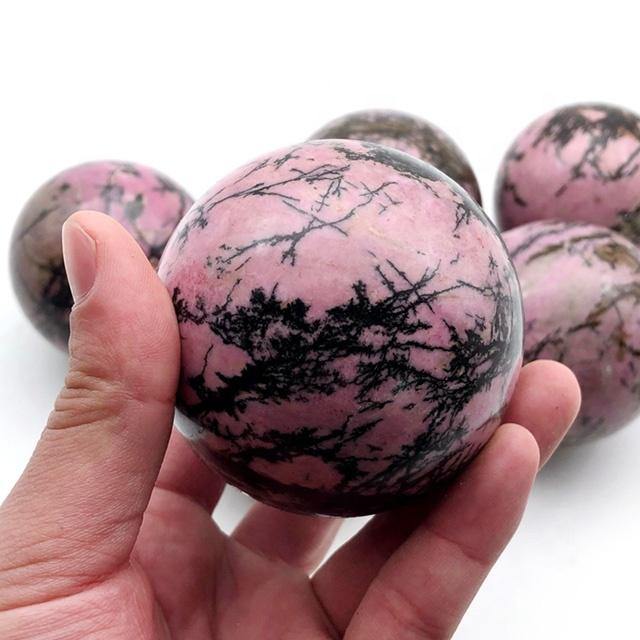 Rhodonite ball -Wholesale Crystals
