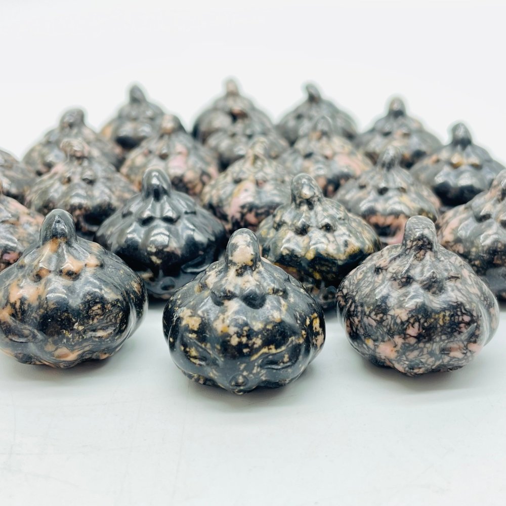 Rhodonite Pumpkin Carving Wholesale -Wholesale Crystals