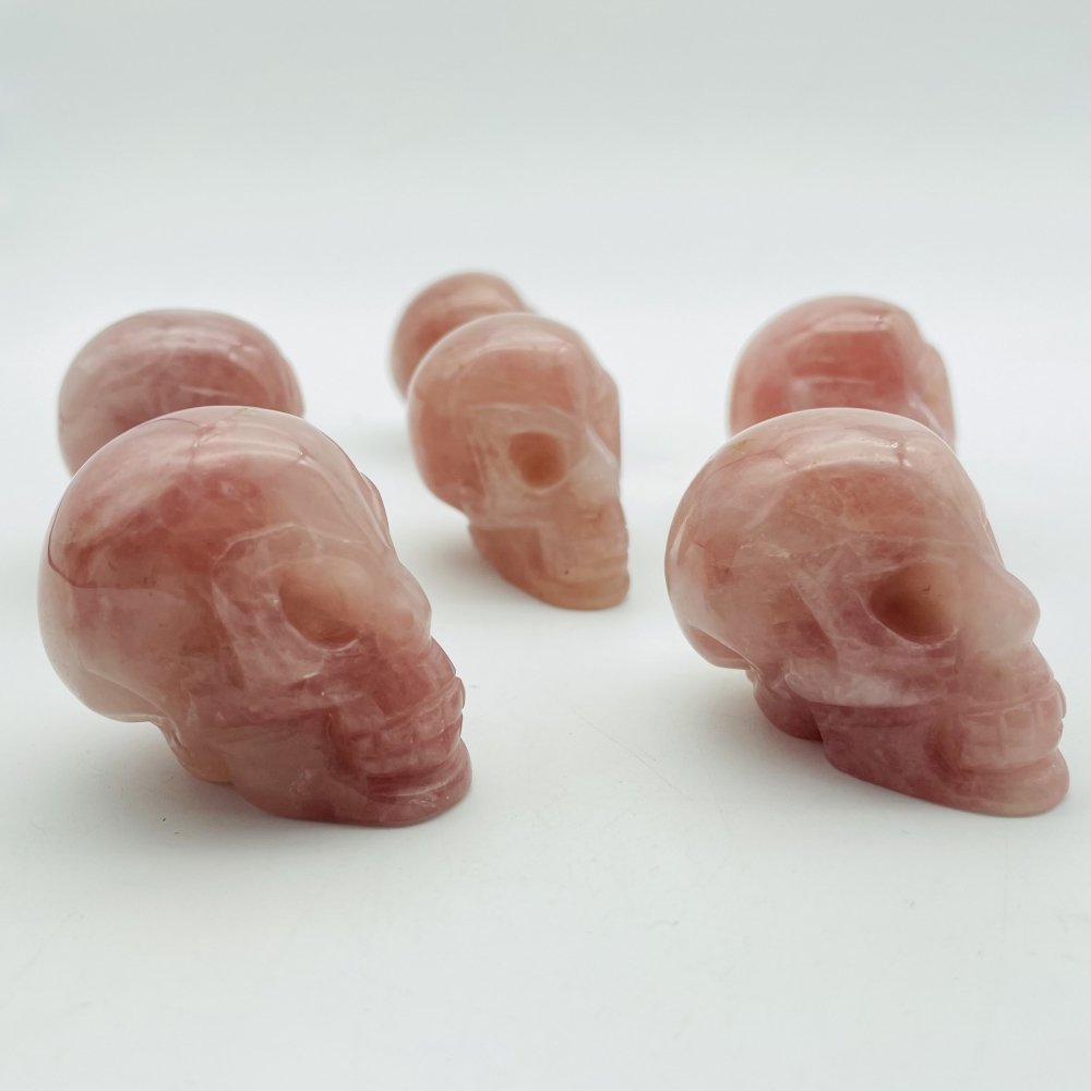 Rose Quartz Alien Skull Wholesale -Wholesale Crystals