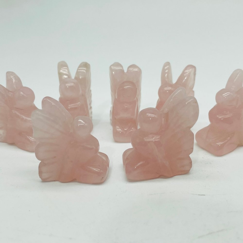 Rose Quartz Butterfly Fairy Wholesale -Wholesale Crystals
