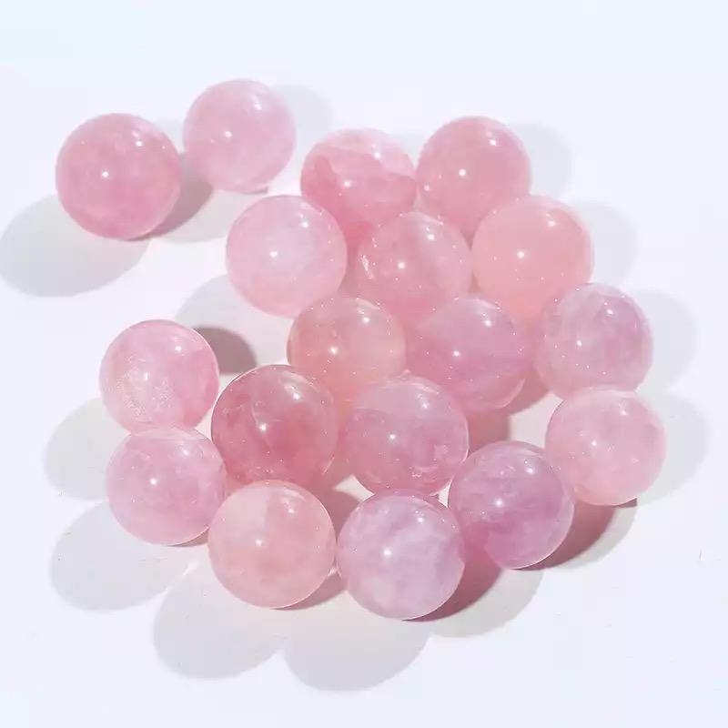 rose quartz sphere -Wholesale Crystals