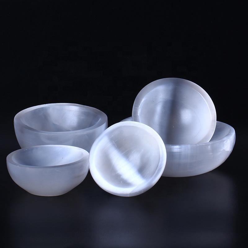 Selenite Bowl Round Shape -Wholesale Crystals